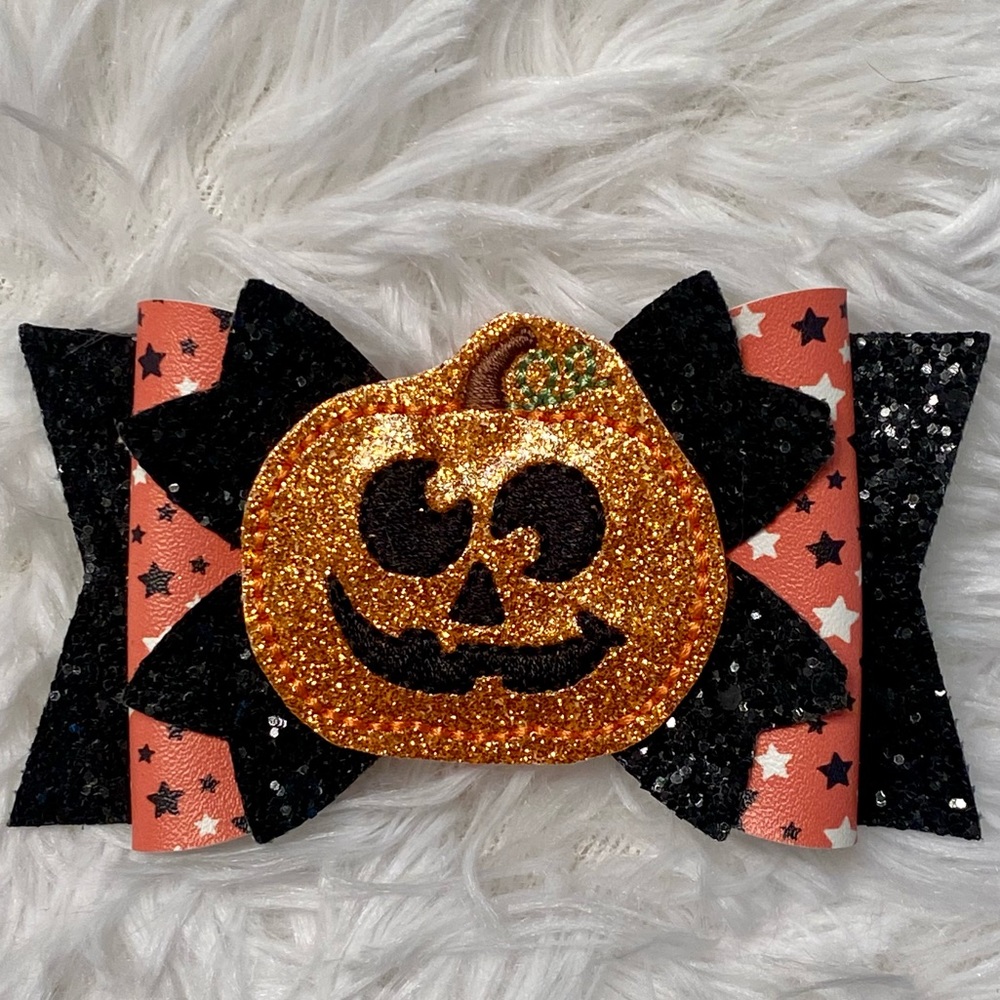🌸3/$10🌸 Halloween Pumpkin Bow
